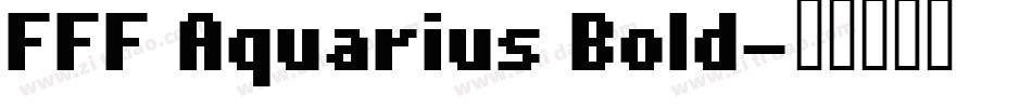 FFF Aquarius Bold字体转换